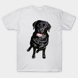 Black Labrador Doodle T-Shirt